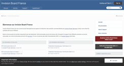 Desktop Screenshot of invisionboard.fr