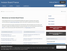 Tablet Screenshot of invisionboard.fr